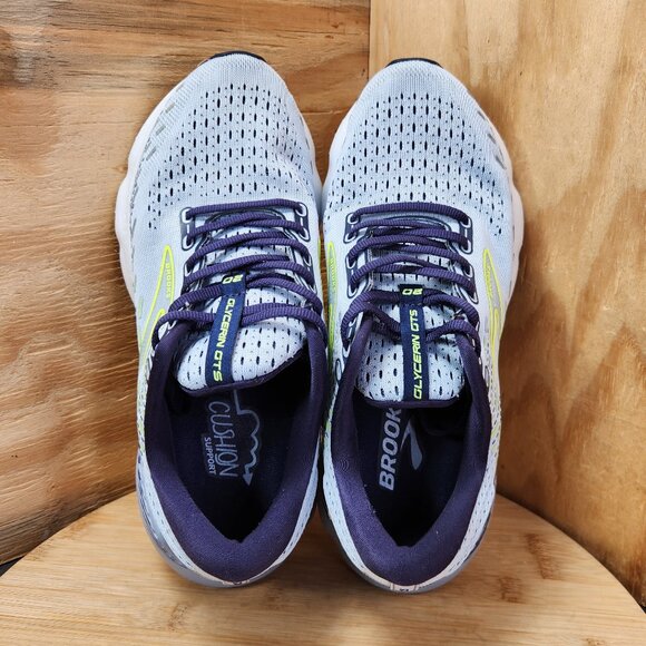 Brooks Glycerin GTS 20 Womens Blue Running Shoes Sneakers Size 9 - Picture 6 of 9
